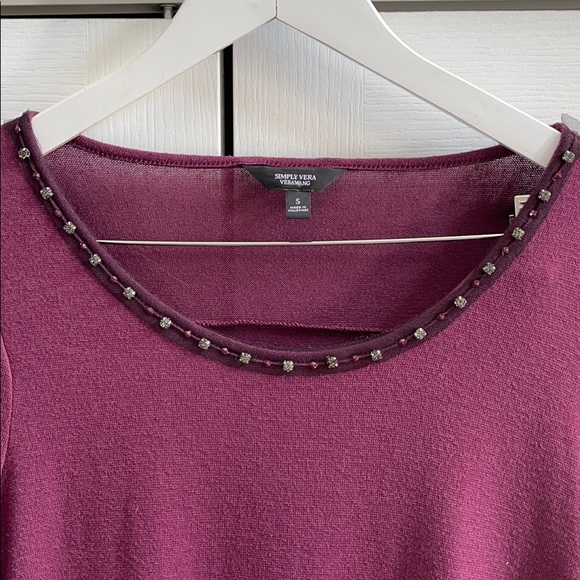 SIMPLY VERA Vera Wang Knit Tunic, Small - Picture 4 of 9